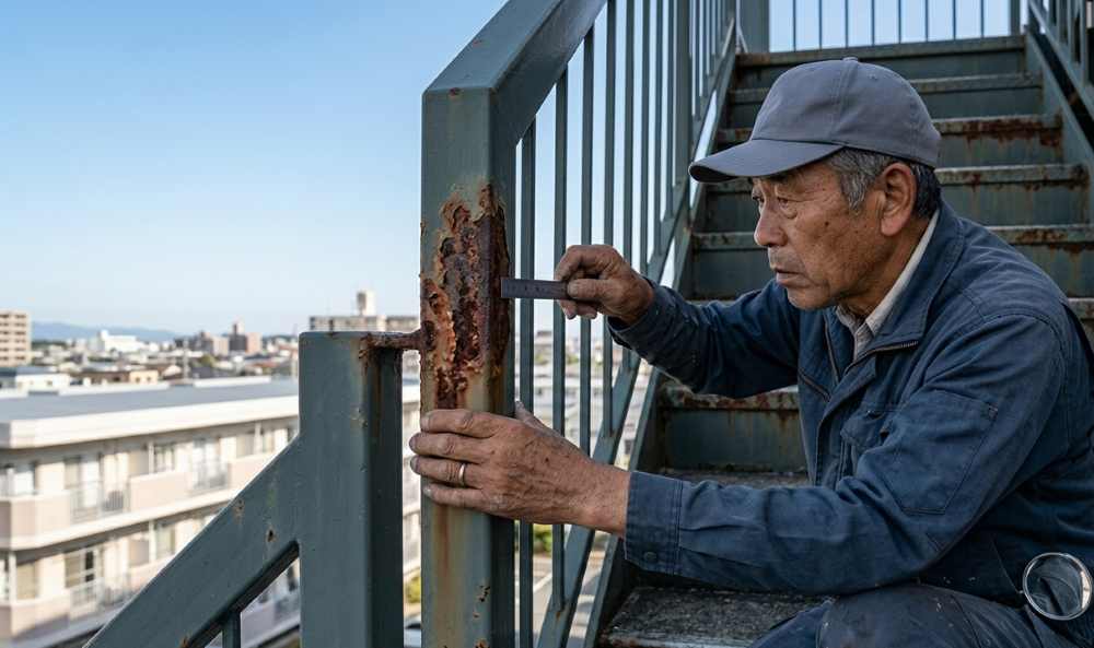 鉄部塗装の寿命を決定づける！「ケレン作業（サビ落とし）」の種類と技術